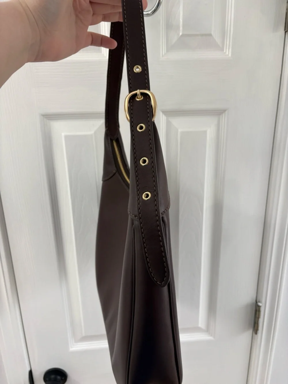 Coach Ella Shoulder Bag Espresso - Picture 5 of 11